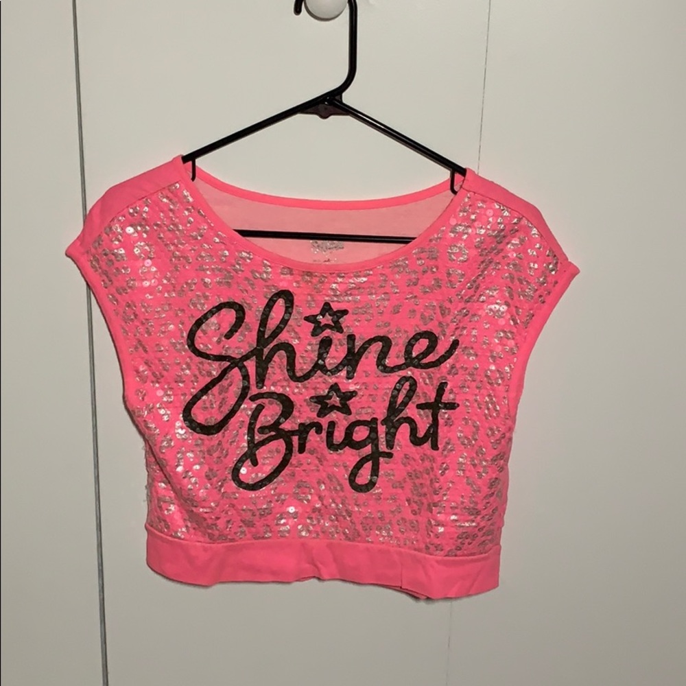 sequin shirt Justice